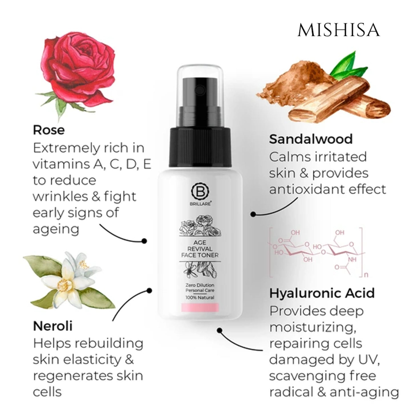 BRILLARE SC AGE REVIVAL TONER 50ML