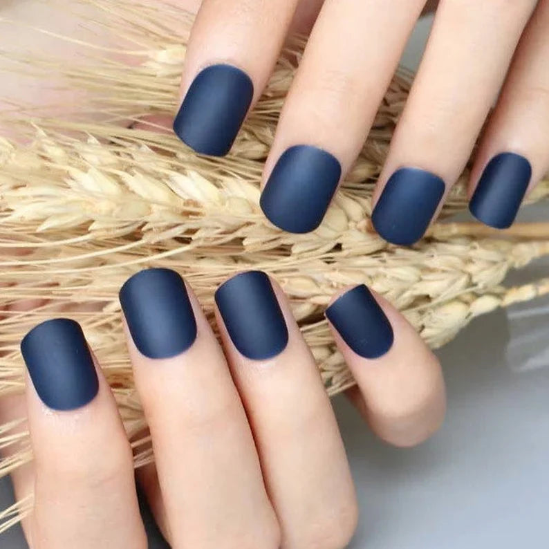 LICK NAILS Chic Squares Shape Matte False Press On Nails