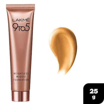 Lakme 9 To 5 Weightless Mousse Foundation - Beige Vanilla
