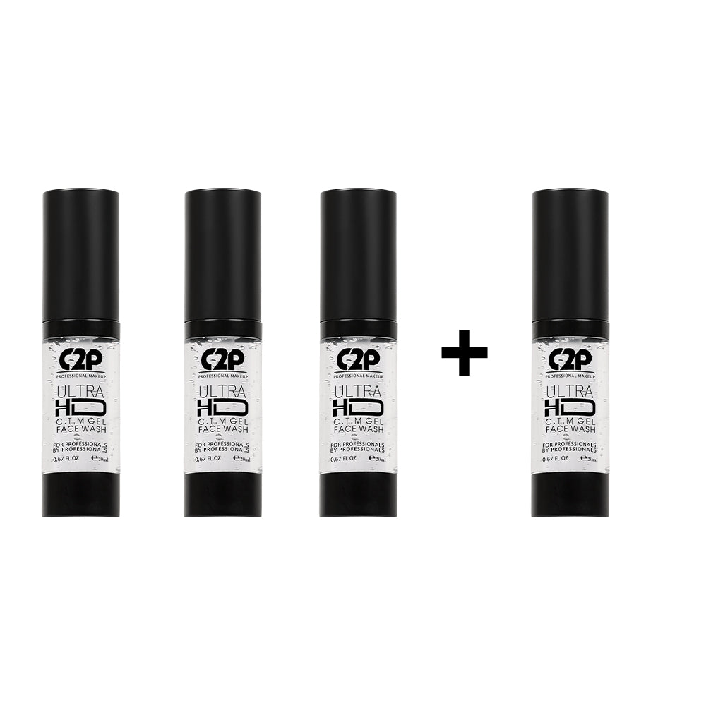 C2P ULTRA HD CLEANSING. TONER. MOISTURIZER FACE WASH (3 Plus 1)