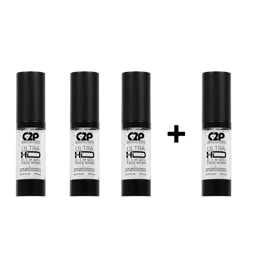 C2P ULTRA HD CLEANSING. TONER. MOISTURIZER FACE WASH (3 Plus 1)